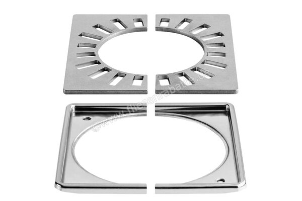  Schlüter Systems KERDI-DRAIN-RL Renovierungsrost mit Loch Edelstahl KD15RL | 562414