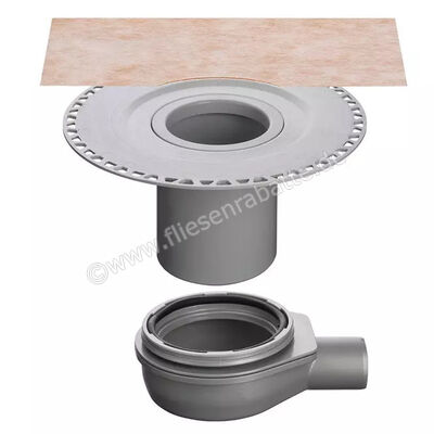  Schlüter Systems KERDI-DRAIN-KDBH Bodenablauf-Set mit horizontalem Ablauf, DN 50 Ablaufleistung: 1,4 l/s Polypropylen (PP) KDBH50B | 562435