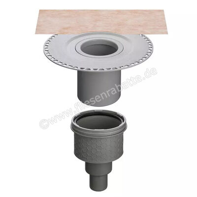  Schlüter Systems KERDI-DRAIN-KDBV Ablaufset zur vertikalen Punktentwässerung, DN50 Variante B PP (Polypropylen) KDBV50B | 562483