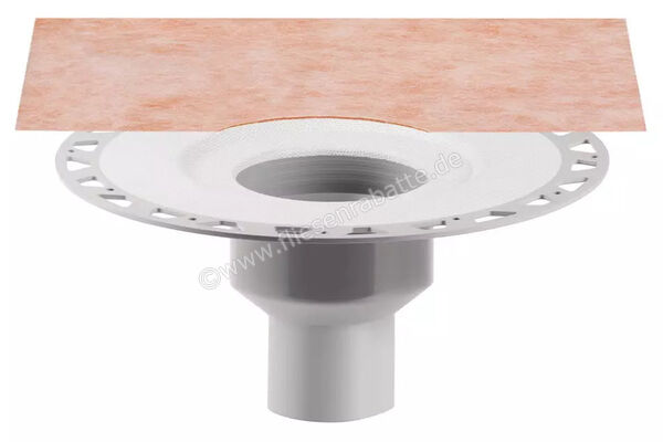  Schlüter Systems KERDI-DRAIN-KDBV Ablaufset zur vertikalen Punktentwässerung, DN70 Ablaufleistung: 0,6 l/s PP (Polypropylen) KDBV70 | 562498
