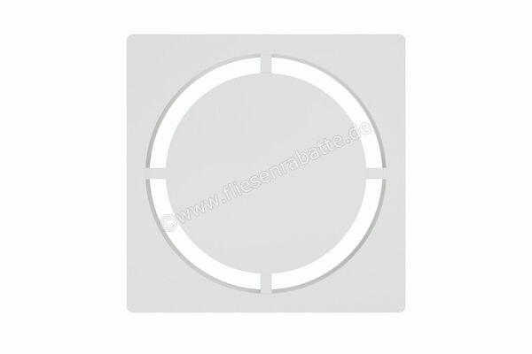  Schlüter Systems KERDI-DRAIN-STYLE Austauschbarer Entwässerungsrost Design 7 Pure Edelstahl MBW - Brillantweiß matt KDGIF10MBWD7 | 562585