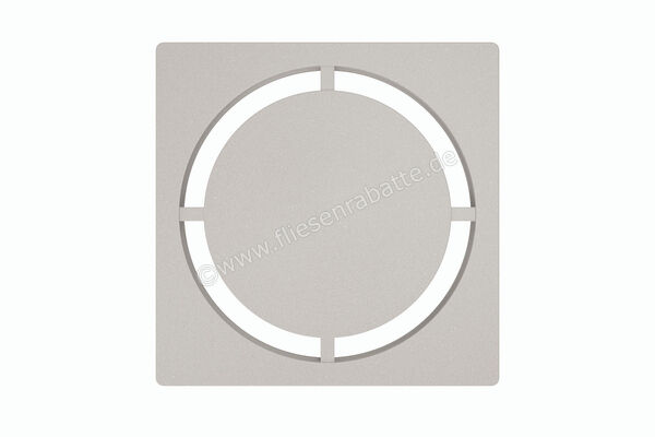  Schlüter Systems KERDI-DRAIN-STYLE Austauschbarer Entwässerungsrost Design 7 Pure Edelstahl TSBG - Strukturbeschichtet Beigegrau KDGIF10TSBGD7 | 562588