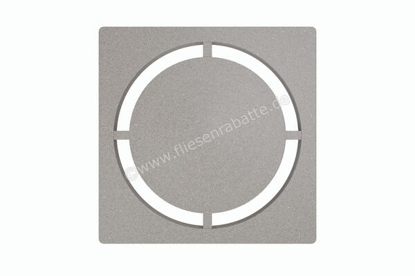  Schlüter Systems KERDI-DRAIN-STYLE Austauschbarer Entwässerungsrost Design 7 Pure Edelstahl TSSG - Strukturbeschichtet Steingrau KDGIF10TSSGD7 | 562606