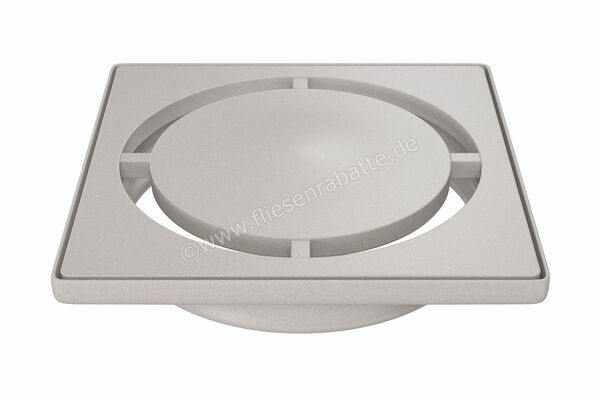  Schlüter Systems KERDI-DRAIN-STYLE Rost-Rahmen-Set mit Geruchsverschluss Design 7 Pure Edelstahl V4A TSBG - Strukturbeschichtet Beigegrau KDIF10TSBGD7GV | 562618