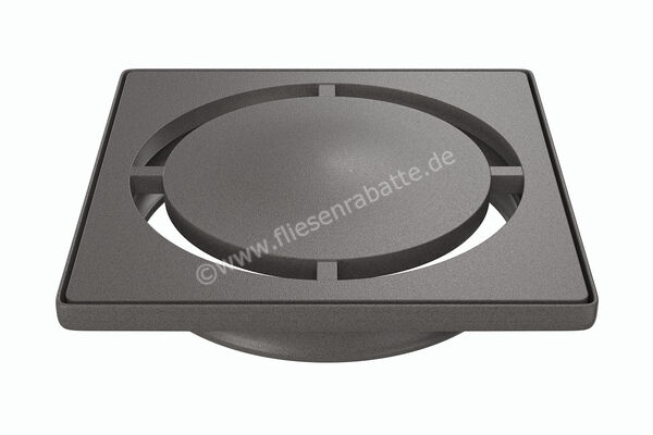  Schlüter Systems KERDI-DRAIN-STYLE Rost-Rahmen-Set mit Geruchsverschluss Design 7 Pure Edelstahl V4A TSDA - Strukturbeschichtet Dunkelanthrazit KDIF10TSDAD7GV | 562624