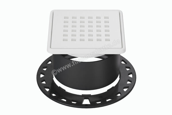  Schlüter Systems KERDI-DRAIN-RRE Rost-Rahmen-Set Design 3 Square Edelstahl MBW - Brillantweiß matt KDR10MBWD3 | 562882