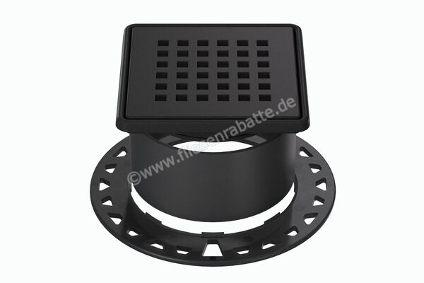  Schlüter Systems KERDI-DRAIN-RRE Rost-Rahmen-Set Design 3 Square Edelstahl MGS - Graphitschwarz matt KDR10MGSD3 | 562885