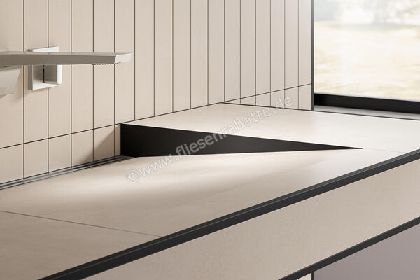  Schlüter Systems WASHBASINPROFILE-WW Gefällekeile rechts und links passend zu Waschtisch KERDI-BOARD-WW Aluminium MGS - Graphitschwarz matt KBWASR1MGS | 562984