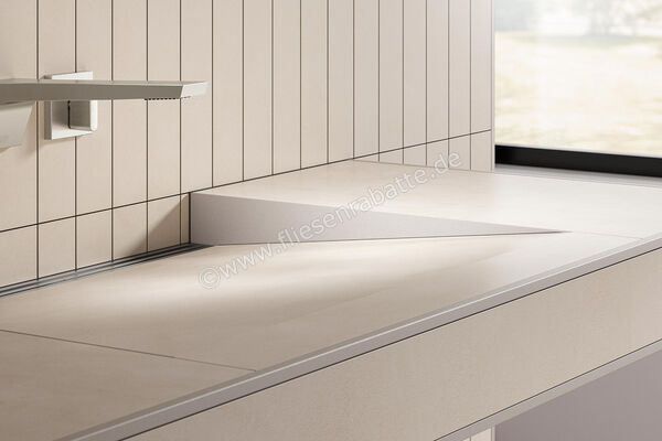  Schlüter Systems WASHBASINPROFILE-WW Gefällekeile rechts und links passend zu Waschtisch KERDI-BOARD-WW Aluminium TSBG - Strukturbeschichtet Beigegrau KBWASR1TSBG | 562990