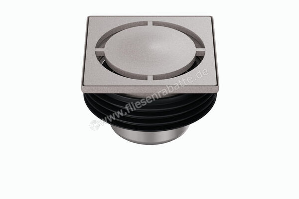  Schlüter Systems KERDI-DRAIN-STYLE Rost-Rahmen-Set mit Geruchsverschluss Design 7 Pure Edelstahl V4A TSSG - Strukturbeschichtet Steingrau KDIF10TSSGD7GV | 563101
