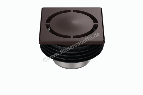  Schlüter Systems KERDI-DRAIN-STYLE Rost-Rahmen-Set mit Geruchsverschluss Design 7 Pure Edelstahl V4A TSOB - Strukturbeschichtet Bronze KDIF10TSOBD7GV | 563110