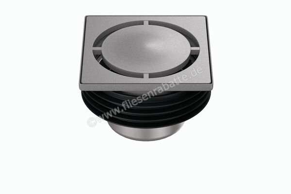  Schlüter Systems KERDI-DRAIN-STYLE Rost-Rahmen-Set mit Geruchsverschluss Design 7 Pure Edelstahl V4A TSG - Strukturbeschichtet Grau KDIF10TSGD7GV | 563128