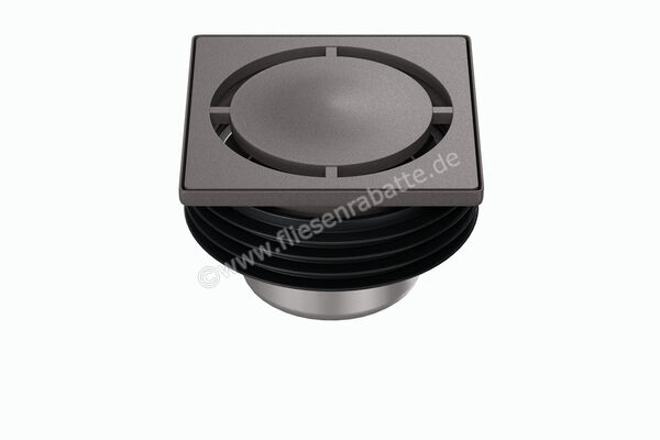  Schlüter Systems KERDI-DRAIN-STYLE Rost-Rahmen-Set mit Geruchsverschluss Design 7 Pure Edelstahl V4A TSDA - Strukturbeschichtet Dunkelanthrazit KDIF10TSDAD7GV | 563137