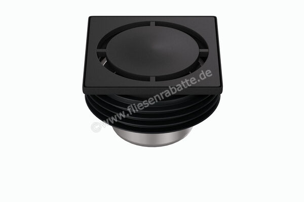  Schlüter Systems KERDI-DRAIN-STYLE Rost-Rahmen-Set mit Geruchsverschluss Design 7 Pure Edelstahl V4A MGS - Graphitschwarz matt KDIF10MGSD7GV | 563164