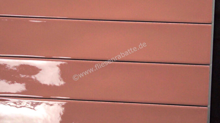  Marazzi Luz Rosa 5.3x30 cm Wandfliese Glänzend Strukturiert Lux MFLK | 563194