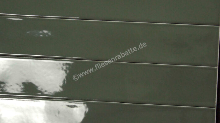  Marazzi Luz Oliva 5.3x30 cm Wandfliese Glänzend Strukturiert Lux MFM6 | 563218