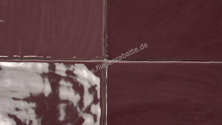  Dune Ceramica Tabarca Granate 15x15 cm Wandfliese Glänzend Strukturiert Gloss 188252 | 563951