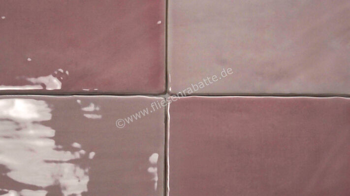  Dune Ceramica Tabarca Rosa 15x15 cm Wandfliese Glänzend Strukturiert Gloss 188246 | 563957