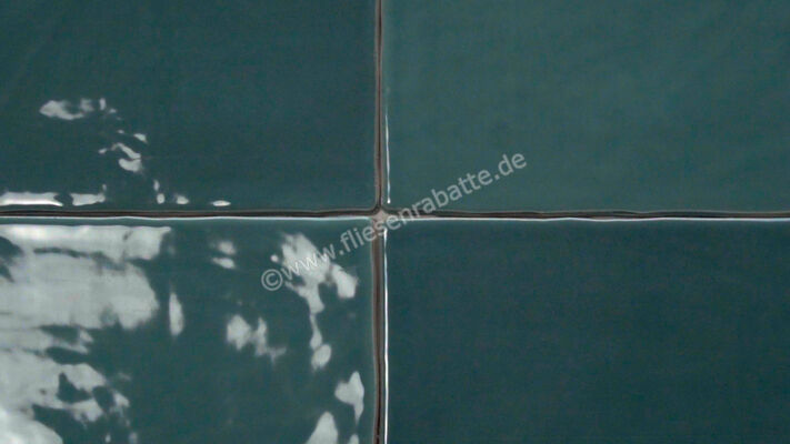  Dune Ceramica Tabarca Turquesa 15x15 cm Wandfliese Glänzend Strukturiert Gloss 188249 | 563960