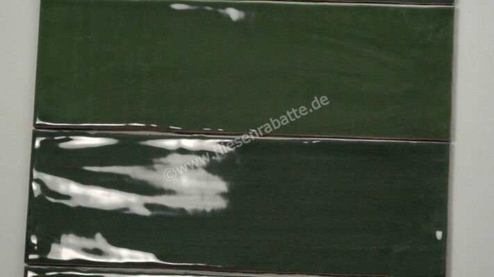  Dune Ceramica Tabarca Verde 7.5x23 cm Wandfliese Glänzend Strukturiert Gloss 188260 | 563978