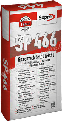  Sopro Bauchemie SP 466 SpachtelMörtel leicht 25 kg Sack 7746625 | 563990