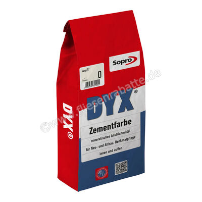  Sopro Bauchemie DYX 700 Zementfarbe Weiß 5 kg Beutel 7770005 | 564005