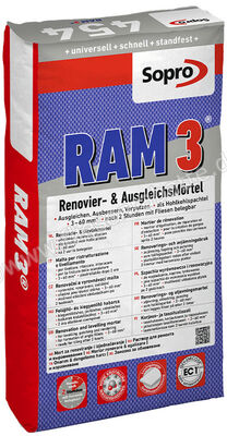  Sopro Bauchemie RAM 3 454 Renovier - AusgleichsMörtel 5 kg Beutel 7745405 | 564020