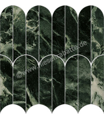  Marazzi Allmarble Verde Borgogna 29.8x29.8 cm Mosaik Glänzend Eben Lux M9PE | 565403