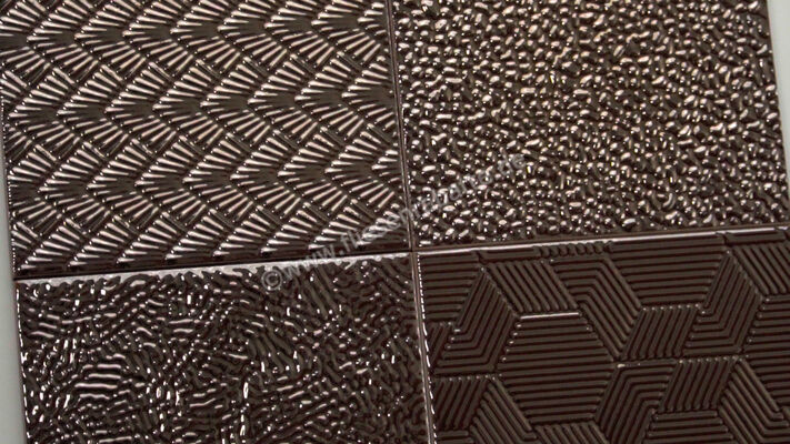  Dune Ceramica Tarantela Shine 15x15 cm Wandfliese Lucciola Glänzend Strukturiert Gloss 188094 | 565421
