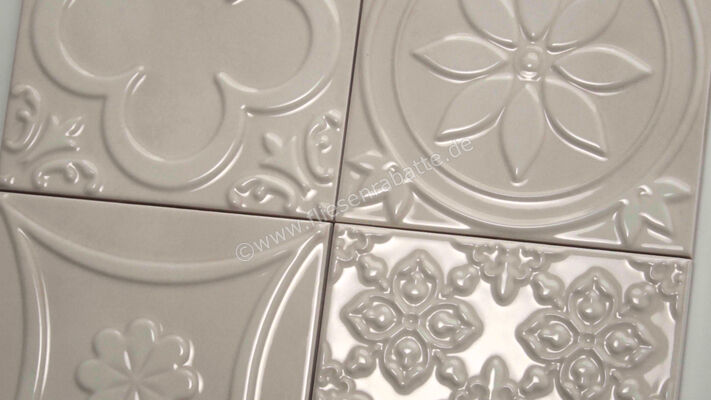  Dune Ceramica Tarantela Yeso 15x15 cm Wandfliese Lucciola Glänzend Strukturiert Gloss 188092 | 565424
