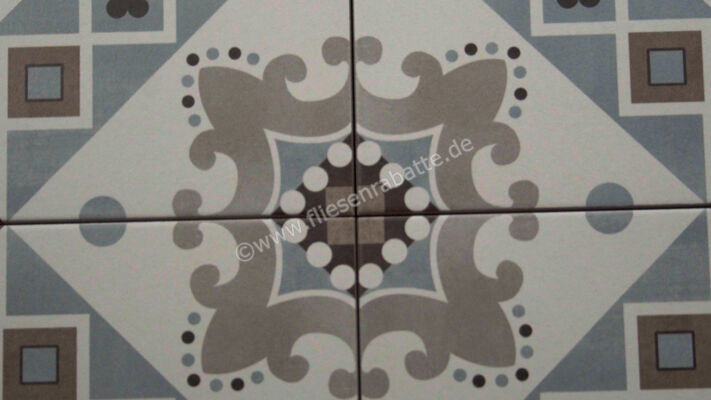  Del Conca Paris Belleville Blu 20x20 cm Bodenfliese / Wandfliese Dekor Matt Eben 20PR00BBA | 565439