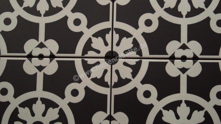  Del Conca Paris Bercy Nero 20x20 cm Bodenfliese / Wandfliese Dekor Matt Eben 20PR00YNA | 565448