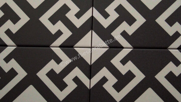  Del Conca Paris Charonne Nero 20x20 cm Bodenfliese / Wandfliese Dekor Matt Eben 20PR00CNA | 565451