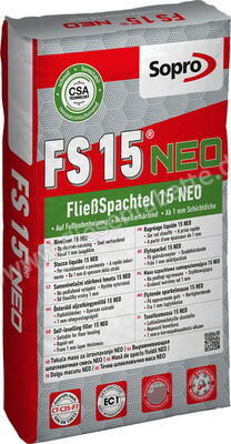  Sopro Bauchemie FS 15 NEO FließSpachtel Neuheit 1 Sack = 25kg 7701725 | 565568