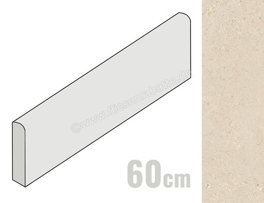  Imola Ceramica Closer Avorio 6x60 cm Sockel Matt Eben Naturale CLOSER BT60AV (200833) | 566513
