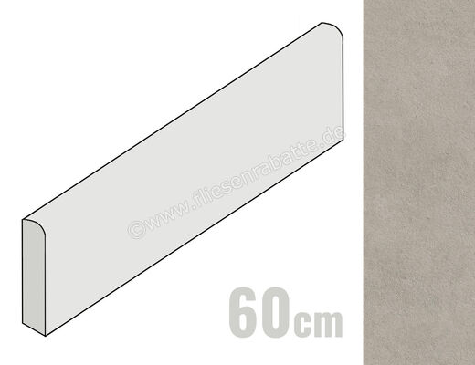  Atlas Concorde Boost Vision Grey 7.2x60 cm Sockel Matt Eben Naturale HCKO | 568079
