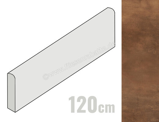  Atlas Concorde Boost Vision Corten 7.2x120 cm Sockel Matt Eben Naturale HDB1 | 568094
