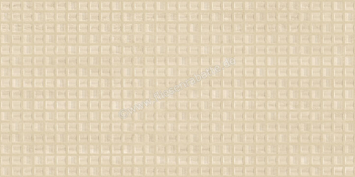  Atlas Concorde Marvel T Navona Sand 40x80 cm Wandfliese 3D Mini Qube Matt Strukturiert Naturale HCQD | 570971