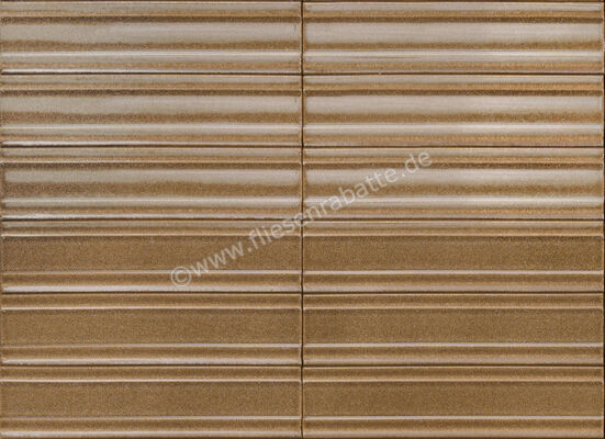  Ragno Mid Sabbia 6x24 cm Wandfliese 3D Way Glänzend Strukturiert Naturale RDFS | 574937