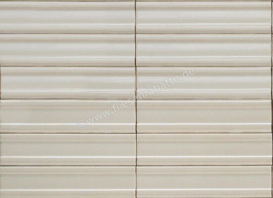  Ragno Mid Lino 6x24 cm Wandfliese 3D Way Glänzend Strukturiert Naturale RDFX | 574952