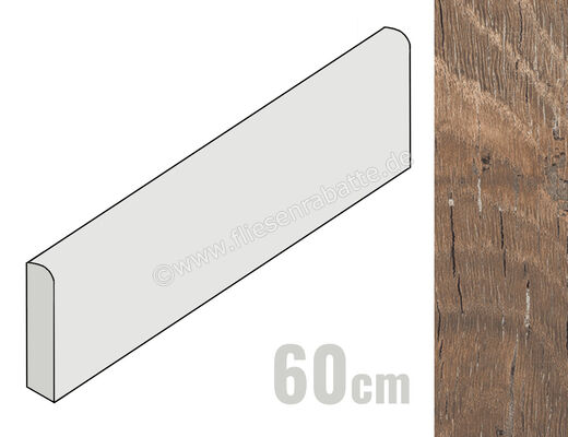  Ragno Nodis Rovere 6x60 cm Sockel Matt Eben Naturale RDHV | 575264