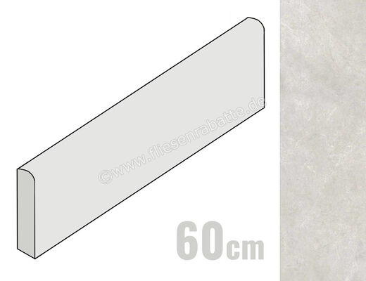  Ragno Realstone_Classica Grigio 7x60 cm Sockel Matt Eben Naturale RDGF | 575687