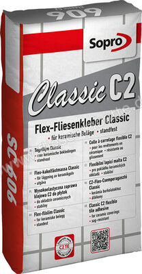  Sopro Bauchemie SC 606 Classic C2 Fliesenkleber Classic 1 Sack = 25 kg 7760625 | 578048