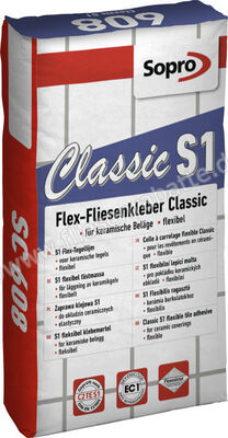  Sopro Bauchemie SC 608 Classic S1 Flex-Fliesenkleber Classic 1 Sack = 20 kg 7760820 | 578051