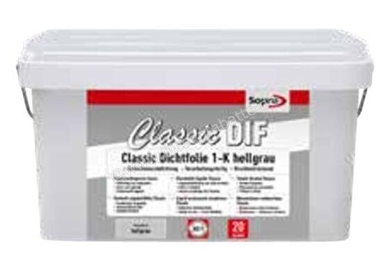  Sopro Bauchemie DIF 1272 Classic DichtFolie 1-K hellgrau 1 Eimer = 20 kg 7752820 | 578060