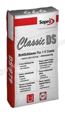  Sopro Bauchemie DSC 979 DichtSchlämme Flex 1-K Classic 1 Sack = 20 kg 7797920 | 578063