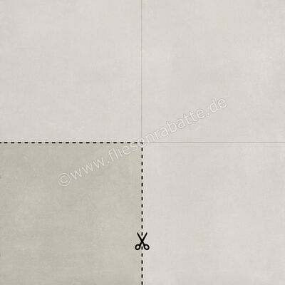  Ariostea Next CM2 Outdoor Grey 50x50x2 cm Terrassenplatte Schnittmuster Matt Eben Antislip PMS100633 SM | 578075