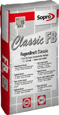  Sopro Bauchemie FB 537 Classic Fugenbreit grau 5 - 20 mm 1 Sack = 25 kg 7753725 | 578078