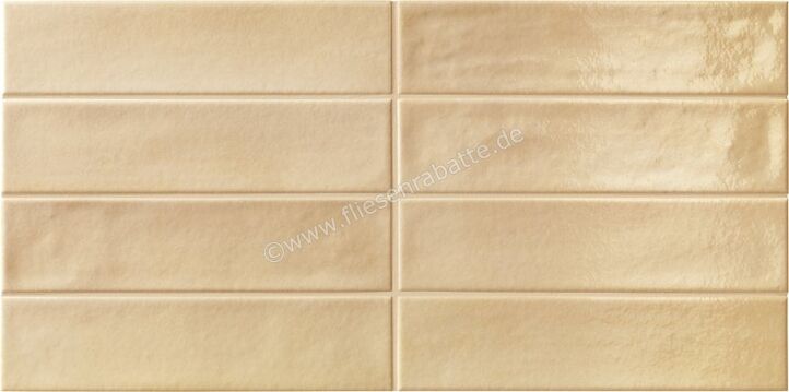  Del Conca Ghiaccioli Vaniglia 6x25 cm Wandfliese Brick Glänzend Strukturiert Naturale 62GH01BRI | 578087