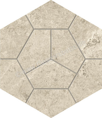  Atlas Concorde Nyra Sunlight 26x30 cm Wandfliese Mosaico Favus Matt Eben Naturale HCYM | 578909